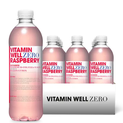 12 x Vitamin Well Zero Vitamindryck 500 ml