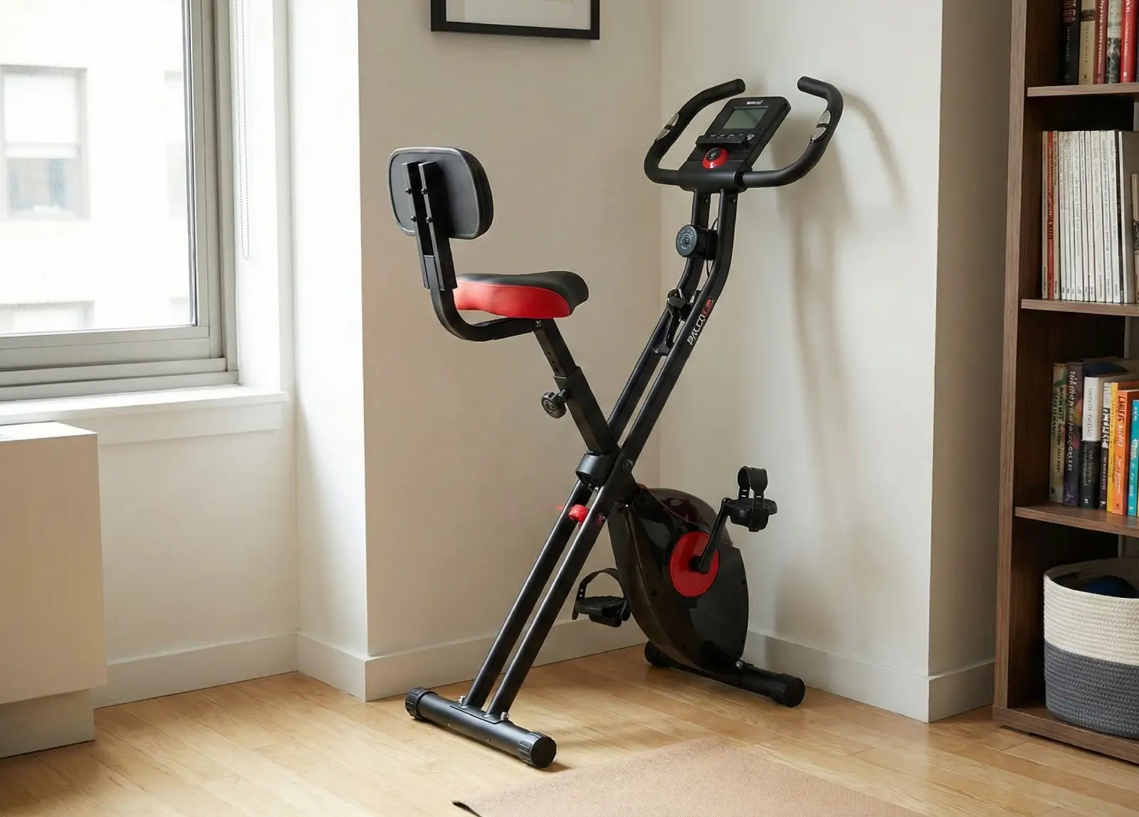 Hopfällbar motionscykel: Smart och yteffektiv hemmaträning